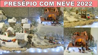 PASSO A PASSO DO MEU PRESÉPIO 2022 COM NEVE [upl. by Elok]