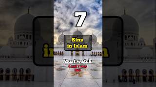 sins in Islam 🥵  shortviral shortvideo islamicvideo shorts ytvideo [upl. by Nivk882]