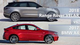 2018 Range Rover Velar vs 2017 BMW X4 technical comparison [upl. by Lau]