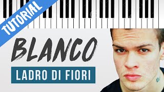 TUTORIAL BLANCO  Ladro Di Fiori  Piano Tutorial con Synthesia [upl. by Galen]