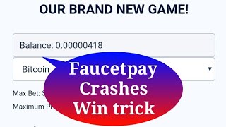 Faucetpay crashes win trick with very low balance [upl. by Nikaniki467]