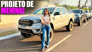 ELA COMPROU UMA RANGER XLT 32 DIESEL E FEZ UM PROJETO IRADO [upl. by Emmy]