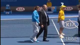 Tennis Ball Hits Court But Doesnt Move [upl. by Hsirt]