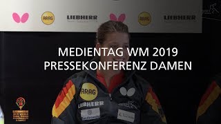 WM 2019 Medientag Pressekonferenz Damen volle Länge [upl. by Tiffa4]