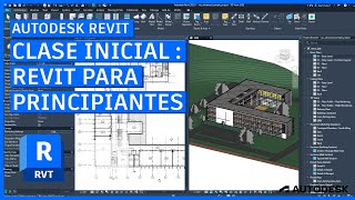 Introducción a Autodesk Revit 2025 01  Clase inicial para principiantes  CURSO DESDE CERO [upl. by Elagiba]