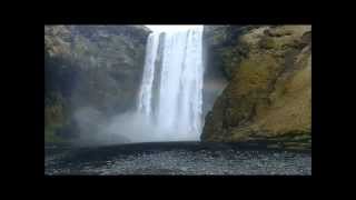 Icelands Skogafoss Waterfall [upl. by Sedlik]