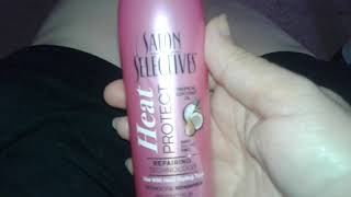 Review on salon selectives heat protection spray [upl. by Ayim]