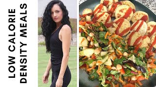 Low Calorie Density Meals for Maximum Weight Loss  What I Ate Today [upl. by Lednam]