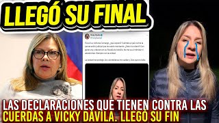 INCREÍBLES DECLARACIONES DE VICKY DÁVILA TIENE LAS HORAS CONTADAS [upl. by Publea908]