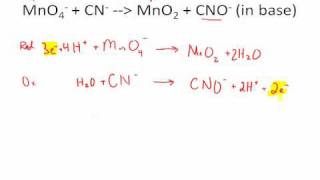 balancing RedOx reactions Basic sol [upl. by Mairhpe]