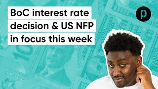 Bank of Canada Interest Rate Decision and US NonFarm Payrolls in Focus This Week  2 Sept [upl. by Hussey]