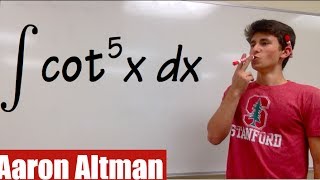 Integral of cot5x cotx and cscx approach calculus 2 tutorial [upl. by Li]