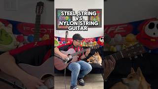 Acoustic Guitar shootout nylon vs steel stringed [upl. by Anialad]