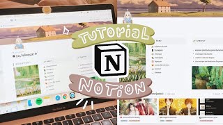 🖥✏️ tutorial no Notion  como eu uso  criando uma página do zero ⭐️ [upl. by Wendie722]