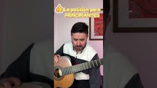 La mejor posicion para tocar la guitarra  Curso completo de guitarra [upl. by Grubb338]