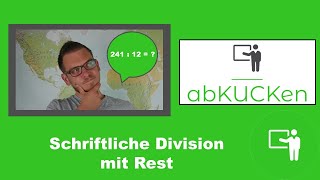 Schriftliche Division mit Rest  Teil 4  schnell amp easy erklärt  Grundschule [upl. by Haimarej]