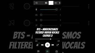 BTS  Mikrokosmos Filtered Hidden Vocals Part 4 bts fyp shorts viral kpop [upl. by Cinnamon]