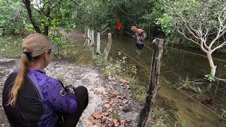 ENCONTRAMOS UM NOVO LUGAR DEPOIS MUITA CHUVA  pescaria [upl. by Cosimo853]