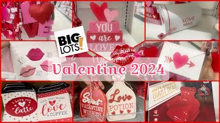 BIG LOTS Valentine’s Day Decor 2024 [upl. by Barbette]