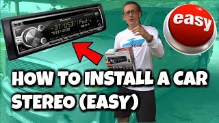 How to Install a Car Stereo Single Din Car Audio 101 [upl. by Yttik382]