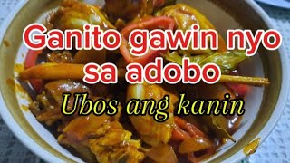 Vlog 77  Adobong puti with tomato pastemasarap [upl. by Skrap]