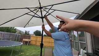 Simple Deluxe 9 Patio Umbrella [upl. by Elmer]