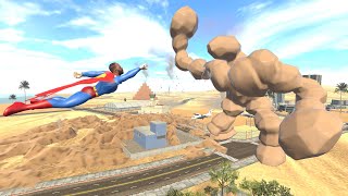 Franklin Become Superman to Survive Sandstorm in Indian Bike Driving 3D [upl. by Twila]