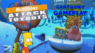 Cartoony Gameplay Nicktoons Attack of the Toybots PART 1 [upl. by Bound]