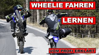 Kontrolliert Wheelie fahren lernen  Rennfahrer Roland Resch erklärt die richtigen Bewegungen [upl. by Halland414]