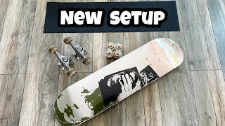 New Skateboard Setup 825in Quasi [upl. by Ahsinuq647]