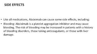 Abciximab Platelet Aggregation Inhibitor Antithrombotic Agent [upl. by Atiragram]