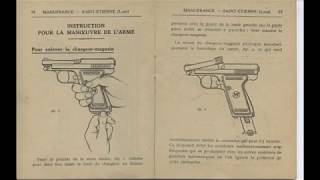 Notice MANUFRANCE Pistolet quot LE FRANÇAIS quot Calibre 765  32 ACP [upl. by Zenobia]