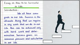 Essay on How to be Successful in Life How to be Successful in Life par Essay English mein [upl. by Yatnoed]