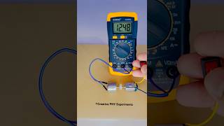 DC motor  DC generator  voltmeterphysicsexperiment science dcmotor [upl. by Bertero985]