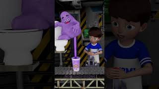 The Secret Recipe of the Grimace Shake💀🥤 Cocobut mclittlevideo [upl. by Obara]