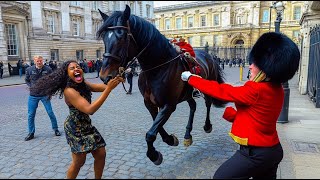 When ARROGANT Tourists TEST Royal Guards HORSE amp REGRET [upl. by Fayina]