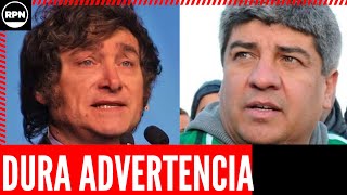 Pablo Moyano le hizo una dura advertencia a Javier Milei quotSi empieza a hinchar las pelotas quot [upl. by Ennaillek]