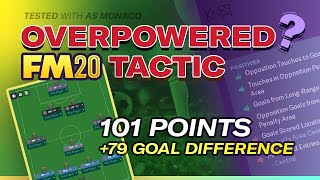 The Most OP Football Manager 2020 Tactic  Striker Scores Goals  by Knap [upl. by Nino521]