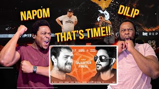 NaPoM 🇺🇸 vs Dilip 🇮🇳  GRAND BEATBOX BATTLE 2023 b Quarter FinalBrothersReaction [upl. by Silverman]