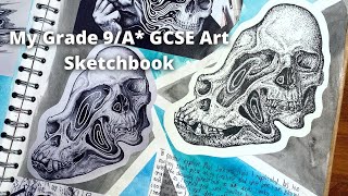 My Grade 9A GCSE Art Sketchbook [upl. by Olaf874]