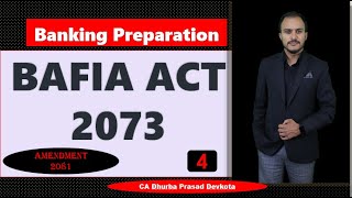 BAFIA Act 2073 Part 4 ll CA FinalMembership ll CAP 2 ll NRB ADBL RBB NBL Revision Video [upl. by Alaric]