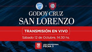 🔴 VIVO Godoy Cruz vs San Lorenzo  Fecha 3 Liga Profesional [upl. by Thielen]