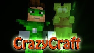 Minecraft  CrazyCraft 20  OreSpawn Modded Survival Ep 107  quotGREEN LANTERN ORESquot [upl. by Ebeohp759]