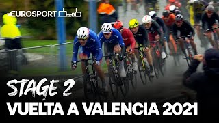 Vuelta a Valencia 2021  Stage 2 Highlights  Cycling  Eurosport [upl. by Ymaj916]