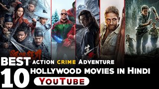 Top 10 Best Actions Hollywood Movies in Hindi dubbed  2024 Hollywood Movies [upl. by Enirehtac]