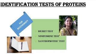 Identification tests for proteinsBiuret testNinhydrin testXanthoproteic testShiv Bhadra Singh [upl. by Deacon]