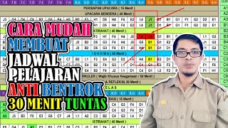 Cara Mudah Membuat Jadwal Pelajaran Secara Lengkap [upl. by Kauppi675]