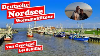 Wohnmobil Abenteuer deutsche Nordsee  tolle Stellplätze  Nordseeküste von Greetsiel bis Schillig [upl. by Newel250]