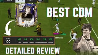 Best CDM in fc mobile 🔥 matthaus prime icon card review [upl. by Kablesh]