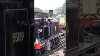 Caledonian 55189 joining in the birthday celebrations shorts steam steamtrain railway train [upl. by Marsland]